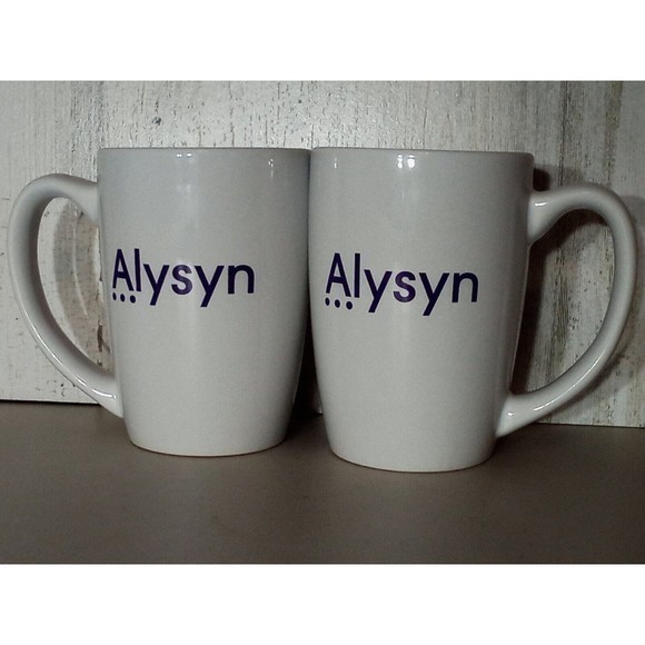 Alysyn Coffee Mugs Set Of Two Nice Large Size‎ - Picture 11 of 16